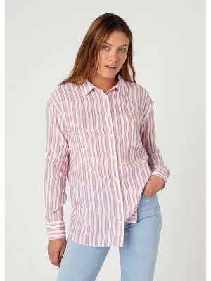Zdjęcie produktu Wrangler Koszula w kolorze jasnoróżowo-białym rozmiar: M