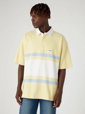 Zdjęcie produktu Wrangler Koszulka polo w kolorze żółto-białym rozmiar: M