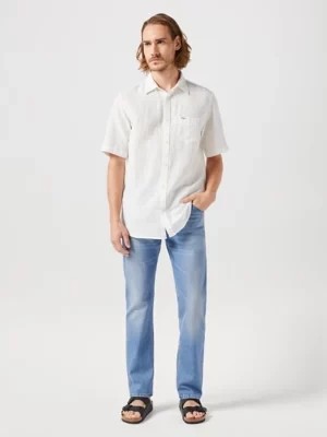 Zdjęcie produktu Wrangler Short Sleeve 1 Pocket Shirt Worn White Size
