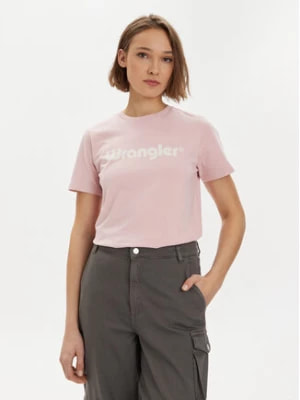 Zdjęcie produktu Wrangler T-Shirt 112350309 Różowy Regular Fit