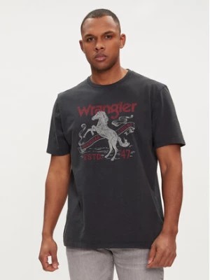 Zdjęcie produktu Wrangler T-Shirt Americana 112350721 Szary Regular Fit