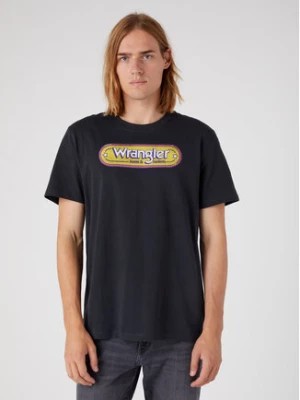 Zdjęcie produktu Wrangler T-Shirt Branded W773EEXV6 112331867 Czarny Regular Fit