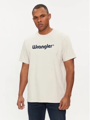 Zdjęcie produktu Wrangler T-Shirt Logo 112350523 Écru Regular Fit