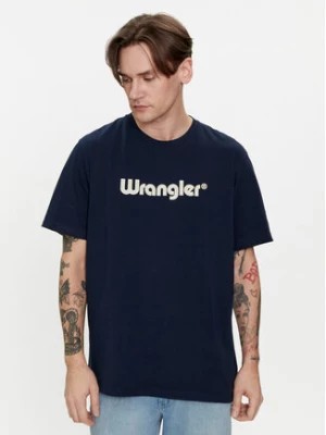 Zdjęcie produktu Wrangler T-Shirt Logo 112350524 Granatowy Regular Fit