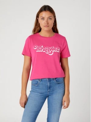 Zdjęcie produktu Wrangler T-Shirt W7N4D3P62 112332090 Różowy Regular Fit