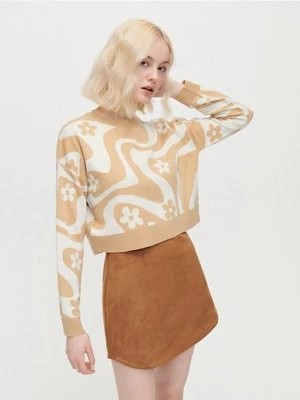 Zdjęcie produktu Wzorzysty sweter z abstrakcyjnym wzorem w stylu retro House
