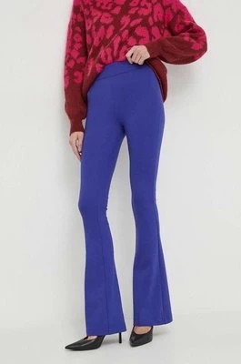 Zdjęcie produktu XT Studio spodnie damskie kolor niebieski dzwony high waist