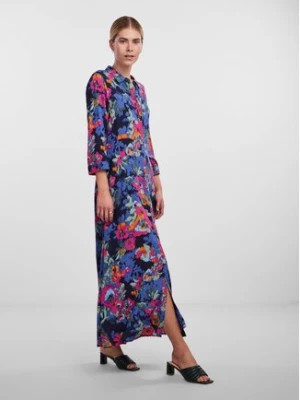 Zdjęcie produktu YAS Sukienka koszulowa Savanna 26022663 Kolorowy Loose Fit
