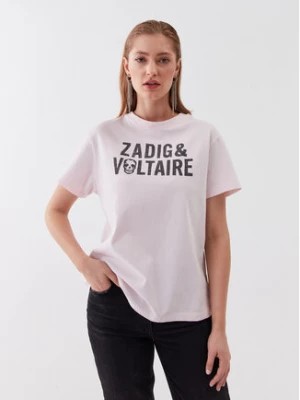 Zdjęcie produktu Zadig&Voltaire T-Shirt Omma JWTS01508 Różowy Relaxed Fit