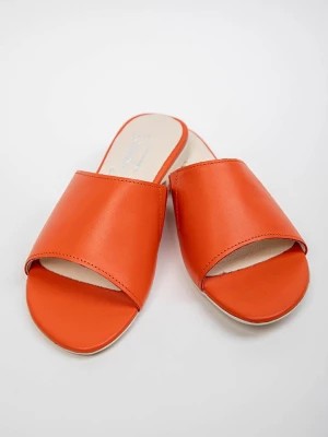 Zdjęcie produktu Zapato Skórzane klapki w kolorze pomarańczowym rozmiar: 37