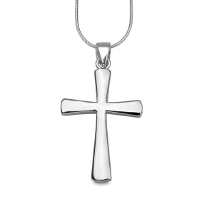 Zdjęcie produktu Zawieszka srebrna - krzyżyk Biżuteria YES