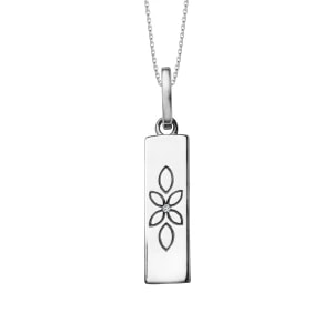 Zdjęcie produktu Zawieszka srebrna - kwiaty Biżuteria YES