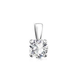 Zdjęcie produktu Zawieszka z białego złota z diamentem - Éternel Éternel - Biżuteria YES