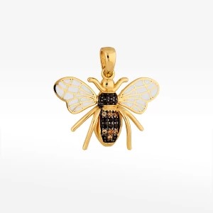 Zdjęcie produktu Zawieszka ze złota pszczoła z cyrkoniami