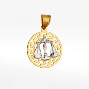 Zdjęcie produktu Zawieszka ze złota znak zodiaku waga