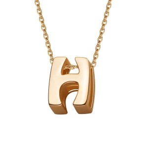 Zdjęcie produktu Zawieszka złota - litera H Biżuteria YES