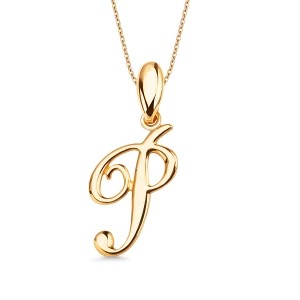Zdjęcie produktu Zawieszka złota - litera P Biżuteria YES