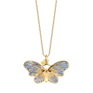 Zdjęcie produktu Zawieszka złota pokryta emalią - motyl Biżuteria YES