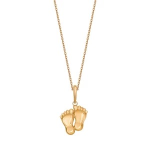 Zdjęcie produktu Zawieszka złota - stópki - Mini Mini - Biżuteria YES