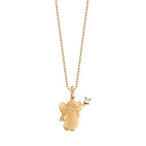 Zdjęcie produktu Zawieszka złota z cyrkonią - anioł Biżuteria YES