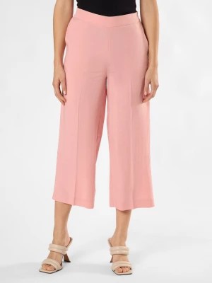 Zdjęcie produktu zero Spodnie z zawartością lnu Kobiety len różowy jednolity,