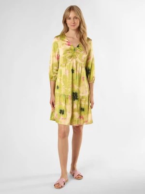 Zdjęcie produktu zero Sukienka damska Kobiety zielony|beżowy|wyrazisty róż wzorzysty,