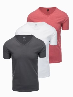 Zdjęcie produktu Zestaw koszulek bawełnianych V-NECK 3-pak - mix V13 Z29
 -                                    XXL