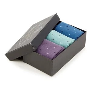 Zdjęcie produktu Zestaw męskich skarpetek w kolorowe prostokąty Wittchen