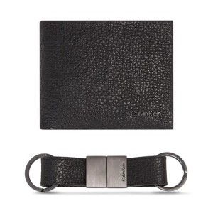 Zdjęcie produktu Zestaw portfel i brelok Calvin Klein Gs Minimalism Bifold 5Cc+Keyfob K50K511023 Czarny