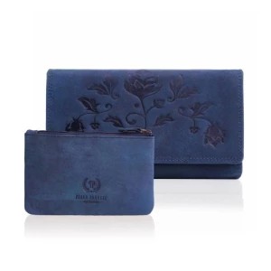 Zdjęcie produktu Zestaw prezentowy skórzany portfel i etui Merg