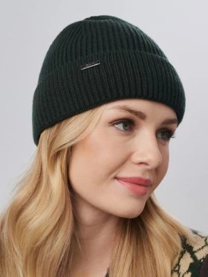 Zdjęcie produktu Zielona czapka zimowa damska OCHNIK
