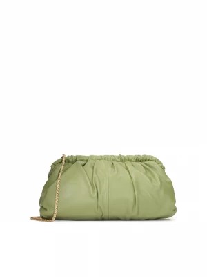 Zdjęcie produktu Zielona torebka do ręki typu pouch bag Kazar