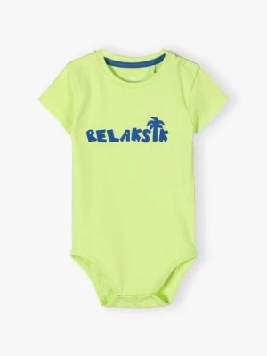 Zdjęcie produktu Zielone body niemowlęce - RELAKSIK 5.10.15.