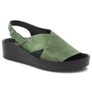 Zdjęcie produktu Zielone Sandały Nessi Wygodne Modne Buty Damskie