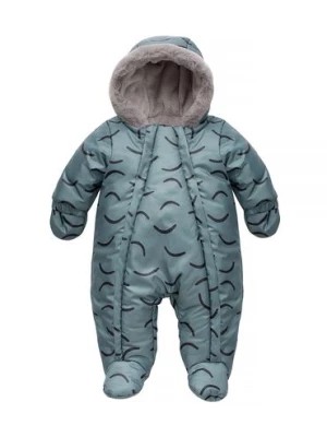 Zdjęcie produktu Zielony kombinezon zimowy niemowlęcy Winter w paski tygrysa Pinokio