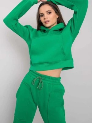 Zdjęcie produktu Zielony komplet dresowy bawełniany Solange Ex Moda