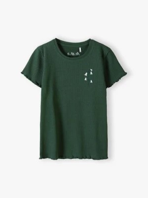 Zdjęcie produktu Zielony t-shirt w prążki - Deep nature 5.10.15.