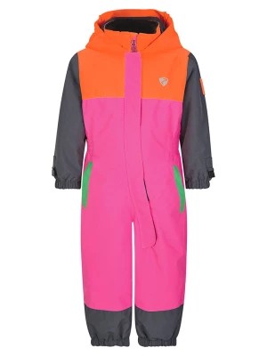 Zdjęcie produktu Ziener Kombinezon narciarski "Anup" w kolorze różowo-pomarańczowo-szarym rozmiar: 86