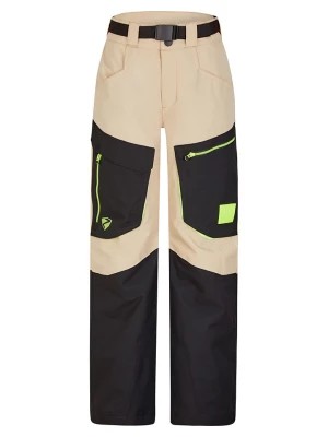 Zdjęcie produktu Ziener Spodnie narciarskie "Akando" w kolorze czarno-beżowym rozmiar: 176