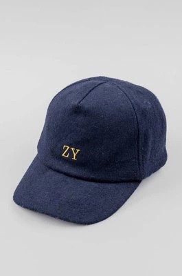 Zdjęcie produktu zippy czapka z daszkiem dziecięca kolor niebieski z aplikacją