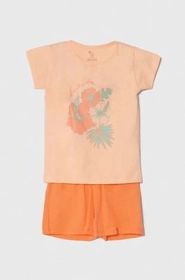 Zdjęcie produktu zippy piżama bawełniana dziecięca 2-pack kolor pomarańczowy z nadrukiem
