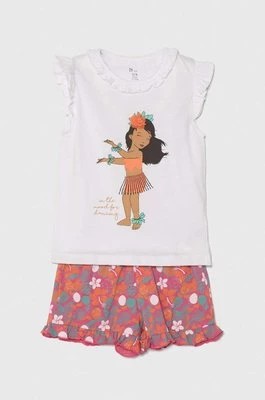 Zdjęcie produktu zippy piżama bawełniana dziecięca kolor biały wzorzysta
