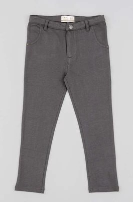 Zdjęcie produktu zippy spodnie dziecięce kolor szary gładkie