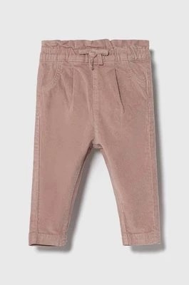Zdjęcie produktu zippy spodnie niemowlęce kolor różowy gładkie
