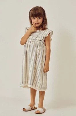 Zdjęcie produktu zippy sukienka bawełniana dziecięca kolor niebieski mini rozkloszowana