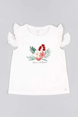 Zdjęcie produktu zippy t-shirt dziecięcy kolor biały