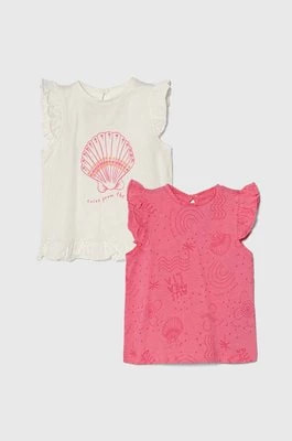 Zdjęcie produktu zippy top bawełniany niemowlęcy 2-pack kolor fioletowy