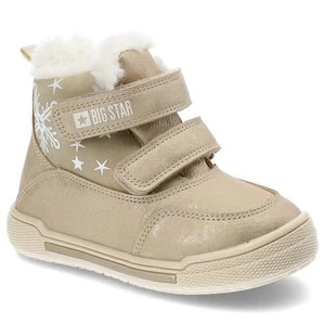 Zdjęcie produktu Złote Śniegowce Big Star Modne Ocieplane Buty Dziecięce