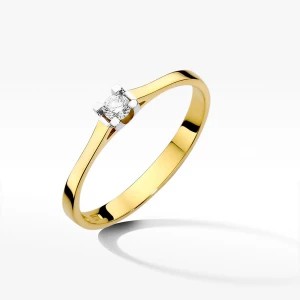 Zdjęcie produktu Złoty pierścionek z brylantem