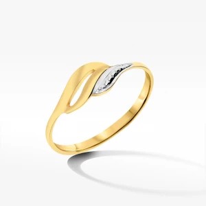 Zdjęcie produktu Złoty pierścionek  z cyrkoniami
